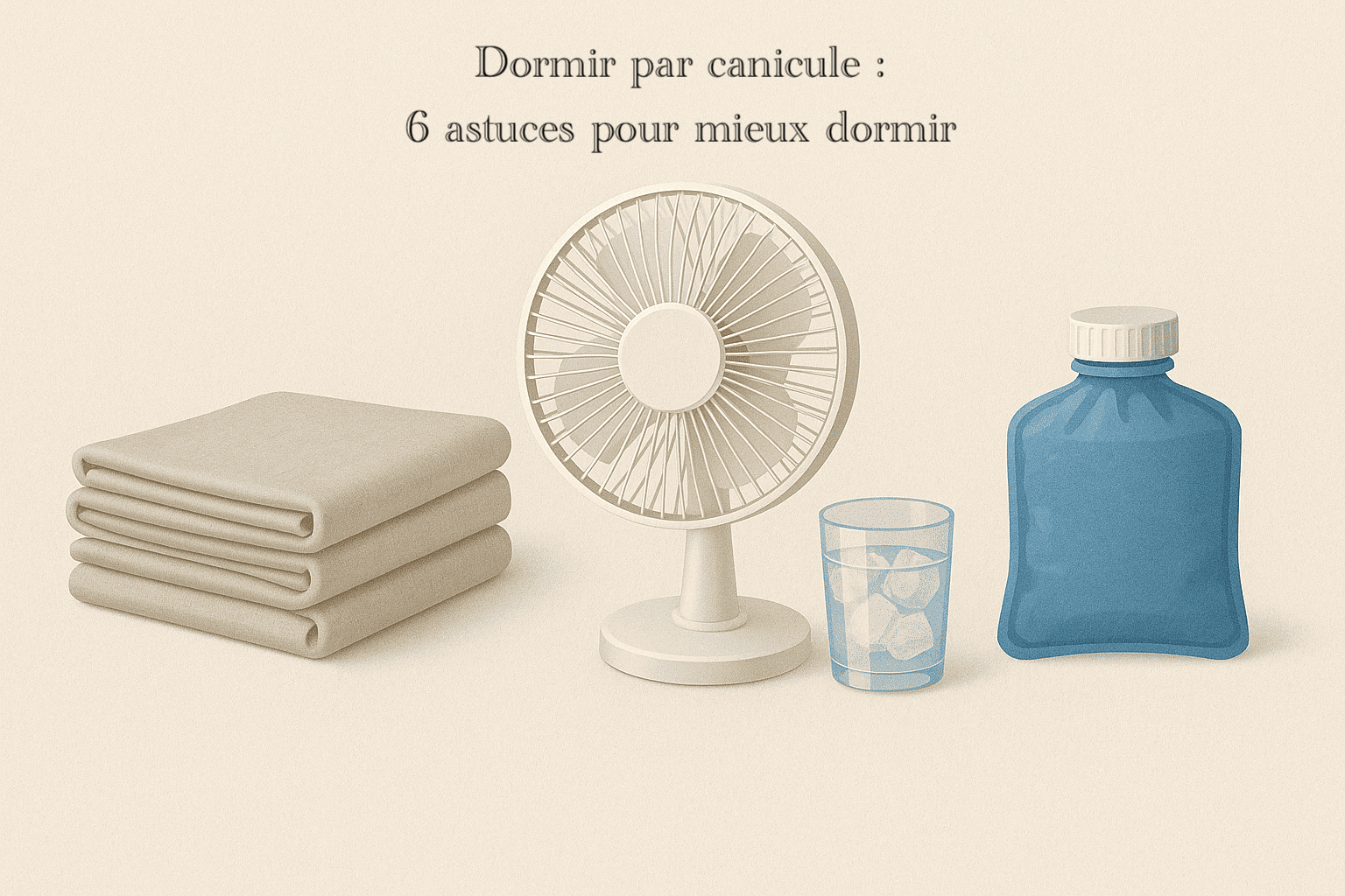 Comment bien dormir le soir quand c’est la canicule ?